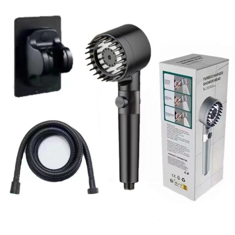 High Pressure Shower Heads with Scalp Massager Shampoo Brush