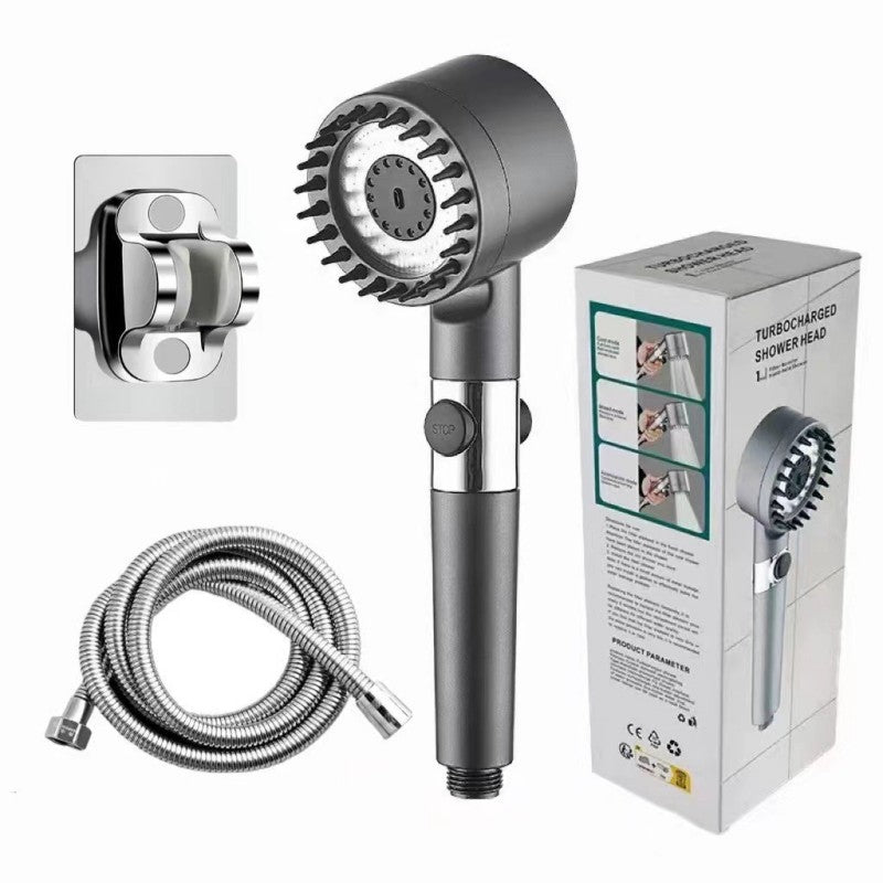 High Pressure Shower Heads with Scalp Massager Shampoo Brush