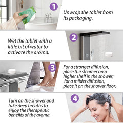 Shower Steamers Aromatherapy 8 Natural Scented Shower Tablets