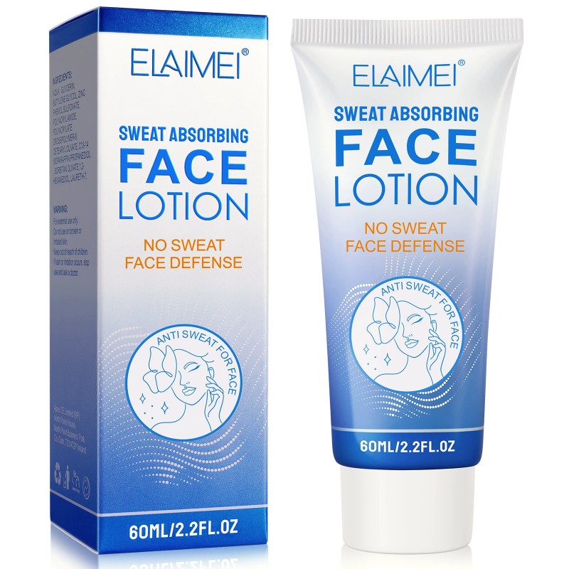 60ml Sweat Absorbing Face Lotion Antiperspirant for Face Forehead Scalp