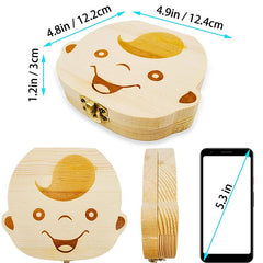 Kids Milk Teeth Storage Box Organizer