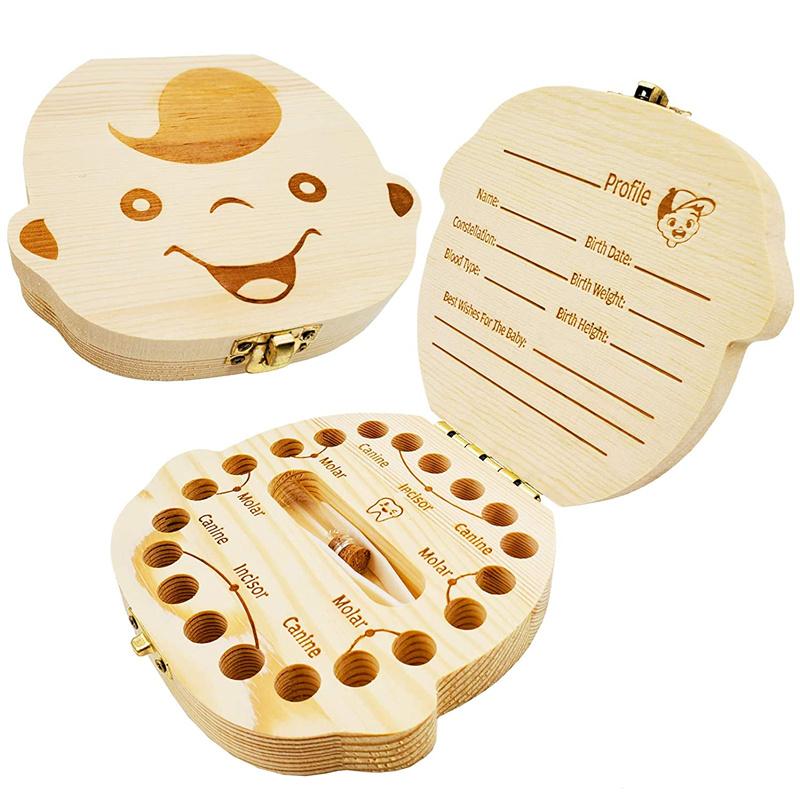 Kids Milk Teeth Storage Box Organizer