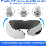 Soft Memory Foam Travel Neck Pillow for Home Office Airplanes Car