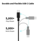 3M Type-C Cable 3A Fast-Charging Data USB-C Cable Extra Long Cord