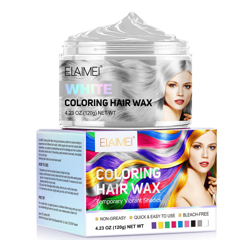 Disposable Hair Color Wax Women Men Styling DIY Mud Paste Dye Cream Hairsty