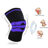 2pcs Compression Knee Support Brace with Side Stabilizers & Patella Gel Pads