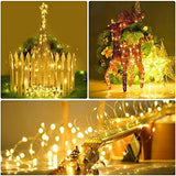 Starry Fairy Copper Wire String Lights Christmas Decor Battery Operated