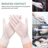 100pcs Disposable Thick PVC Powder-Free Protective Vinyl Gloves