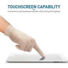 100pcs Disposable Thick PVC Powder-Free Protective Vinyl Gloves