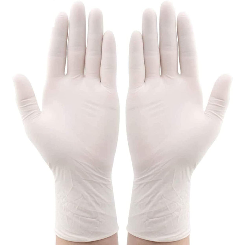 100pcs Protective Thick Rubber Latex Disposable Gloves