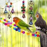10 Packs Bird Swing Chewing Hammock Bell Toys Parrot Cage Toys