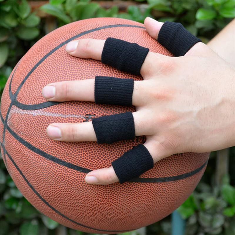 10Pcs Athletics Stretchy Finger Protector Sleeves Thumb Brace Support