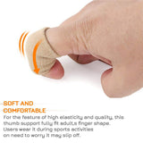 10Pcs Athletics Stretchy Finger Protector Sleeves Thumb Brace Support