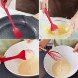 10 Pcs Heat Resistant Silicone Cookware Kitchen Utensils Set