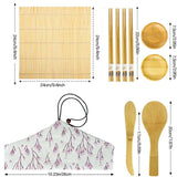 10 Piece DIY Sushi Making Tool Set with Canvas Package Bag