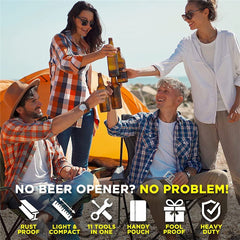 11-in-1 Survival Credit Card-Sized Multitool