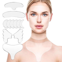 11Pcs Reusable Silicone Wrinkle Removal Sticker