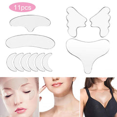 11Pcs Reusable Silicone Wrinkle Removal Sticker