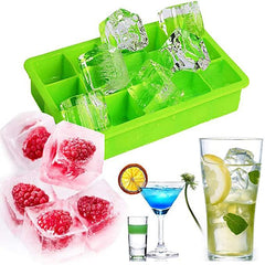 15-Cube Silicone Ice Cube Trays Easy-Release Flexible Ice Cube Mould Makers