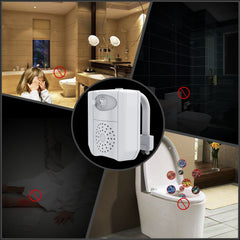 16 Colors Motion Sensor LED Toilet Bowl Light with UV & Aromatherapy