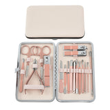 18-Piece Professional Stainless Steel Pedicure Nail Clippers Set