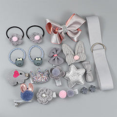 18pcs Kids Hair Clips Set for Little Girls Hair Accessory
