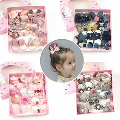 18pcs Kids Hair Clips Set for Little Girls Hair Accessory