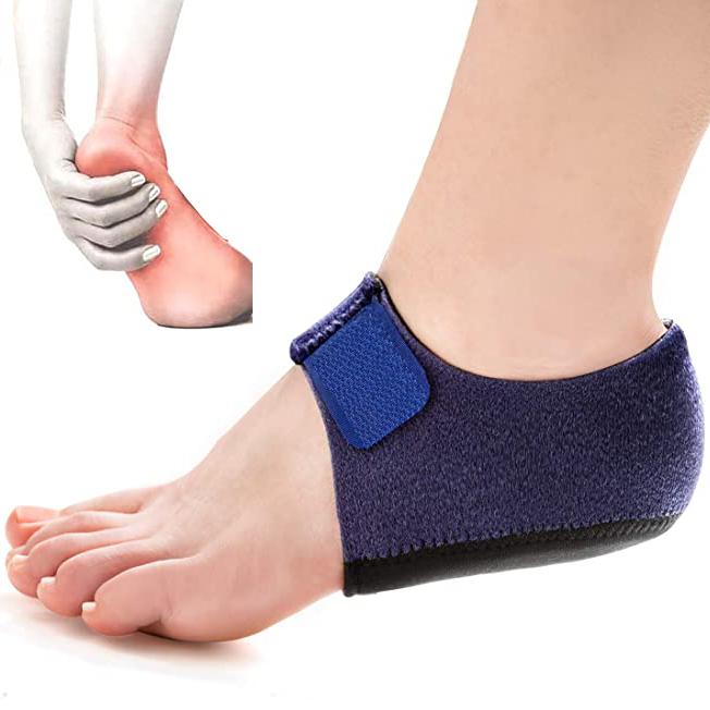 1 Pair Heel Protector Wraps Heel Cups Pain Relief For Plantar Fasciitis Feet
