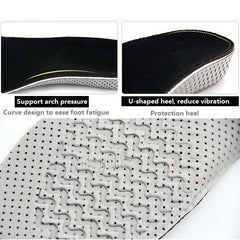 1 Pair Unisex Breathable Full Insole Relieve Pain Orthotic Heighten Heel