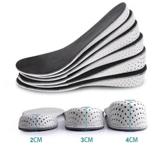 1 Pair Unisex Breathable Full Insole Relieve Pain Orthotic Heighten Heel
