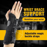 Carpal Tunnel Wrist Support Brace Support Pads Splint Arthritis Band Belt