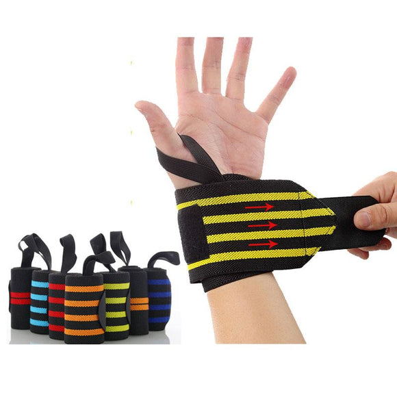 5 Pairs 18-inch Wrist Wraps Support Band with Thumb Loops