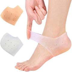 4pcs Plantar Fasciitis Heel Cushion Foot Sleeves Silicone Heel Protectors