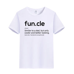 Unisex Funny T-Shirt Fun.cle noun Similar to a Dad Graphic Novelty Summer Tee