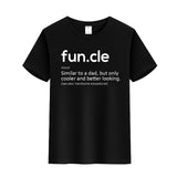 Unisex Funny T-Shirt Fun.cle noun Similar to a Dad Graphic Novelty Summer Tee