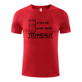 Unisex Funny T-Shirt TECHNICALLY THE GLASS IS COMPLETELY FULL Graphic Novelty Summer Tee