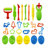 26pcs/set Kids Dough Clay Cutters Moulds Tools Set