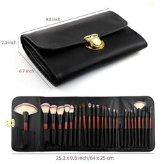 26pcs Premium Synthetic Makeup Brush Set for Foundation Blending