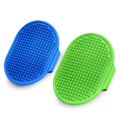 2 Packs Dog Grooming Brush Massage Rubber Comb Bath Scrubber