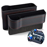 2 Packs PU Car Seat Gap Filler Crevice Storage Box