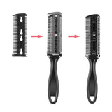 2 Packs Trimmer Double Edge Razor Hair Thinning Combs