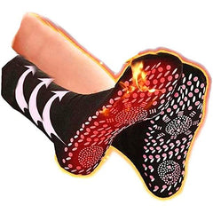 2 Pairs Tourmaline Magnetic Self-Heating Health Care Socks