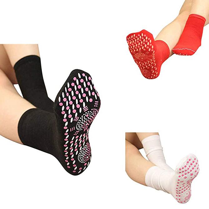 2 Pairs Tourmaline Magnetic Self-Heating Health Care Socks