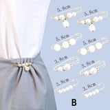 8 Pcs Safety Pins Buckle Waist Pants Garment Apparel Accessories