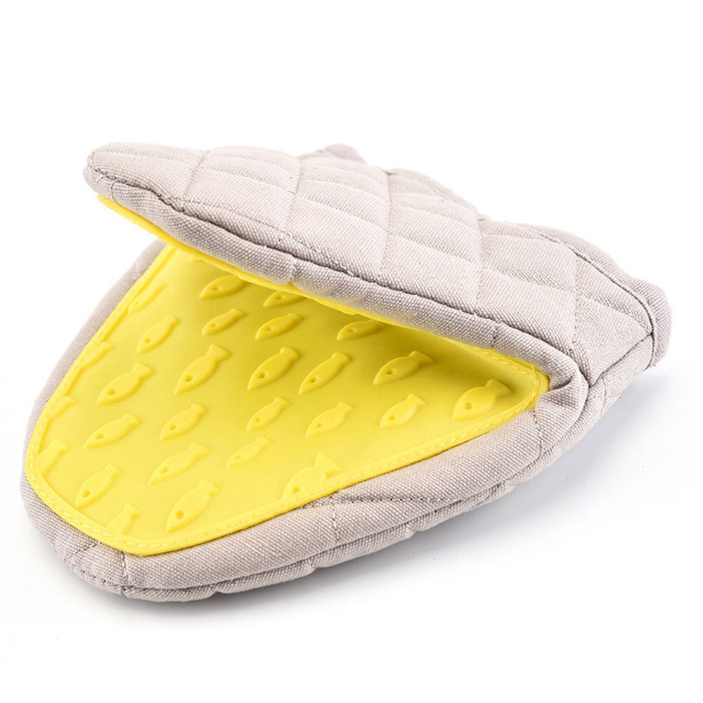2pcs Anti-Scalding Oven Silicone Heat Insulation Gloves