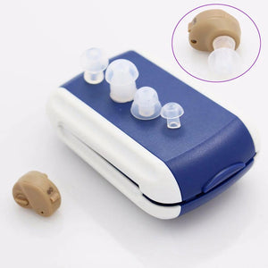 2pcs Mini In-Ear Ear Hearing Aid Enhancer Amplifier