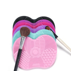 2pcs Silicone Makeup Brush Cleaning Mat Palette Washing Tool