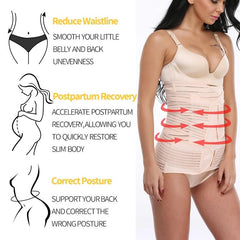 3-in-1 Postpartum Support - Recovery Belly Waist Pelvis Belt Shapewear