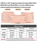 3-in-1 Postpartum Support - Recovery Belly Waist Pelvis Belt Shapewear