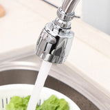 360° Rotatable ABS Stainless Steel Connector Booster Sink Faucet Nozzle Head